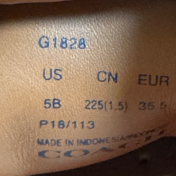 Coach pink size 5B nubuck low top sneakers - Picture 10 of 11